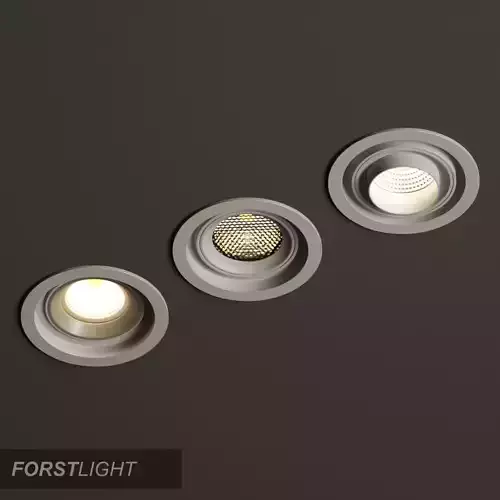 Forstlight Modular Round Recessed Lamp  3D model
