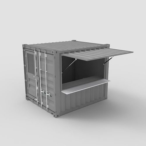 Portable Building and Shipping Container Collection 3D model 4