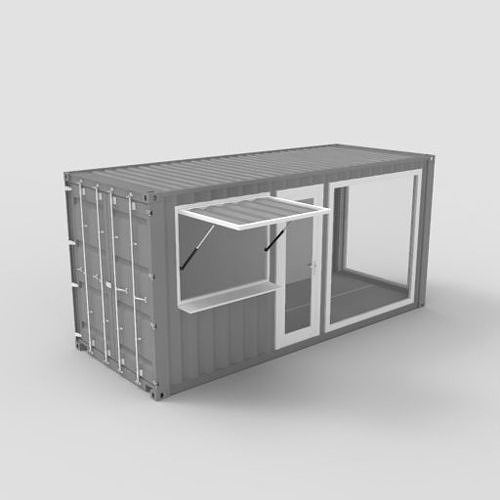 Portable Building and Shipping Container Collection 3D model 3