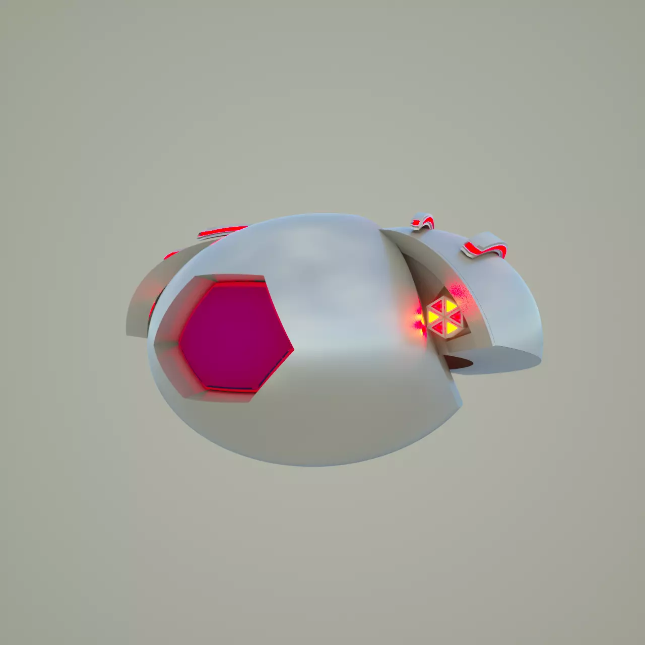 DRONE SCI-FI 3D model_0