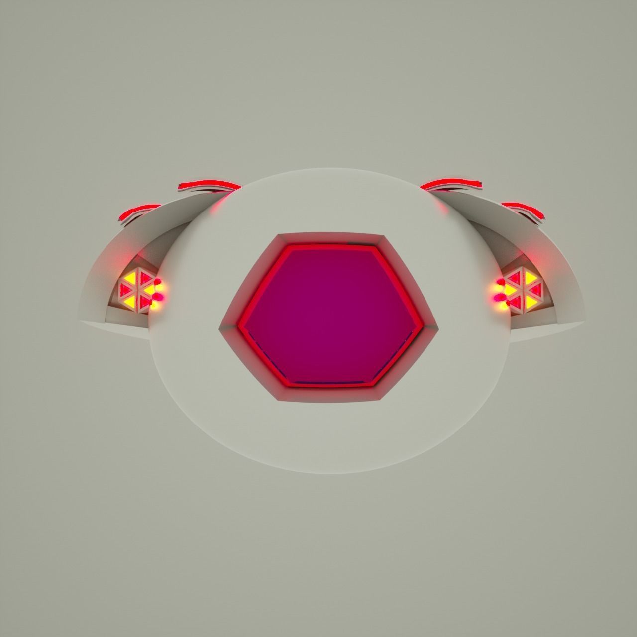 DRONE SCI-FI 3D model_2