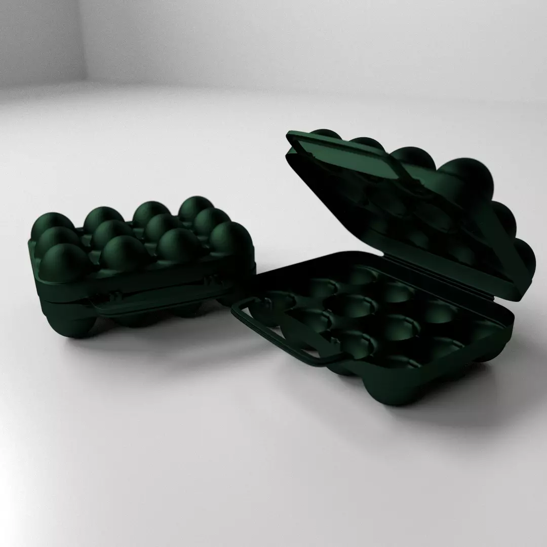 Eggs Container 3D model_0
