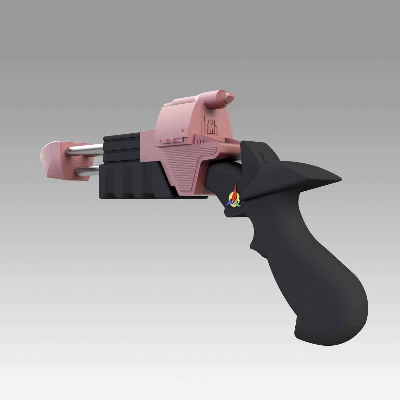 Star Trek VI The Undiscovered Country Klingon Disruptor 3D model_7