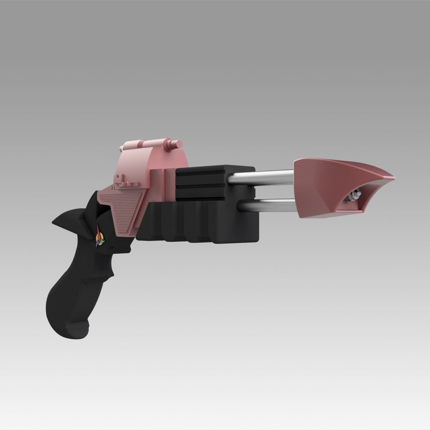 Star Trek VI The Undiscovered Country Klingon Disruptor 3D model_3