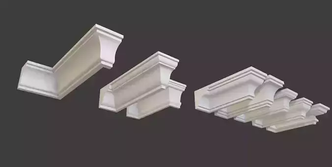 house bevel profiles and sweeps 3D model