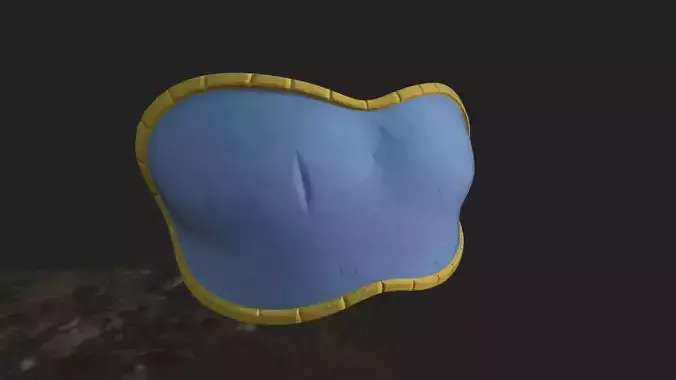 Stylized Cuirass Low-poly 3D model
