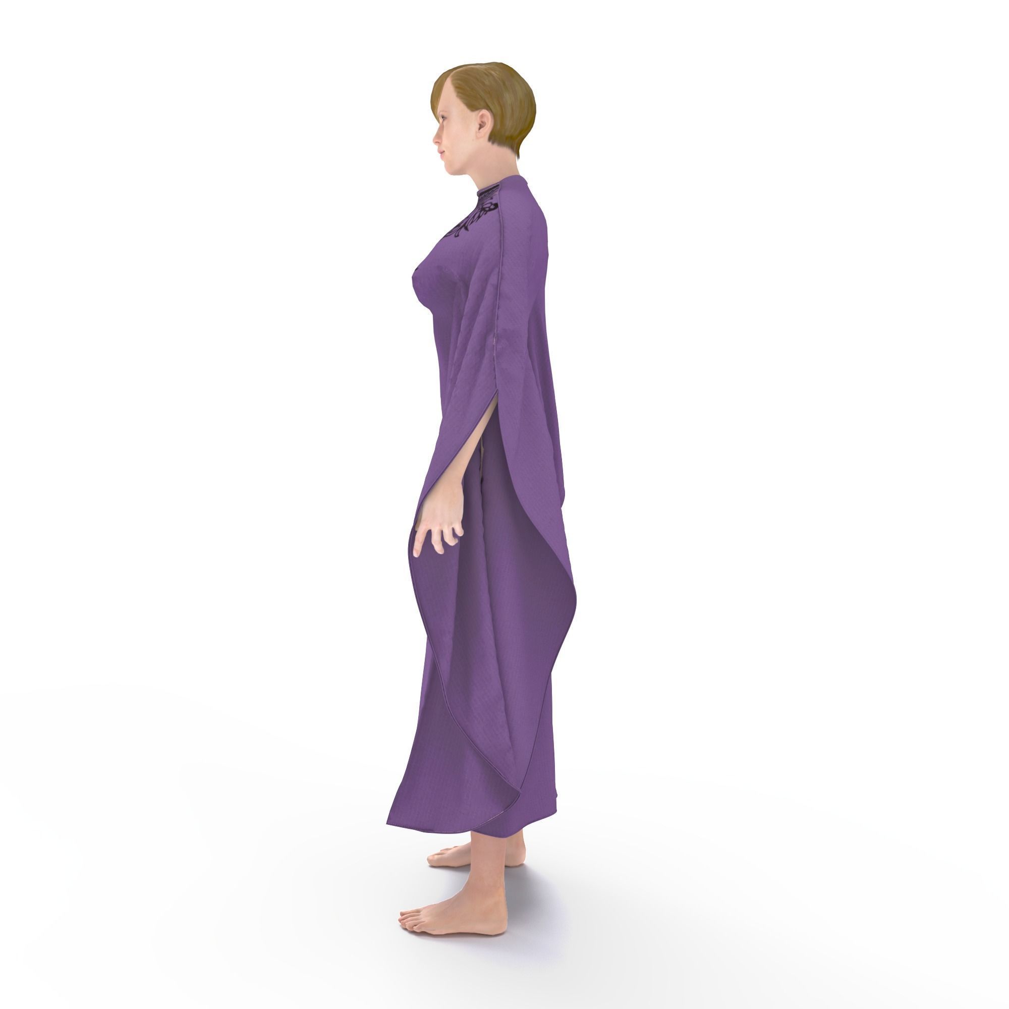 arabic clothing tradisional   3D model_6