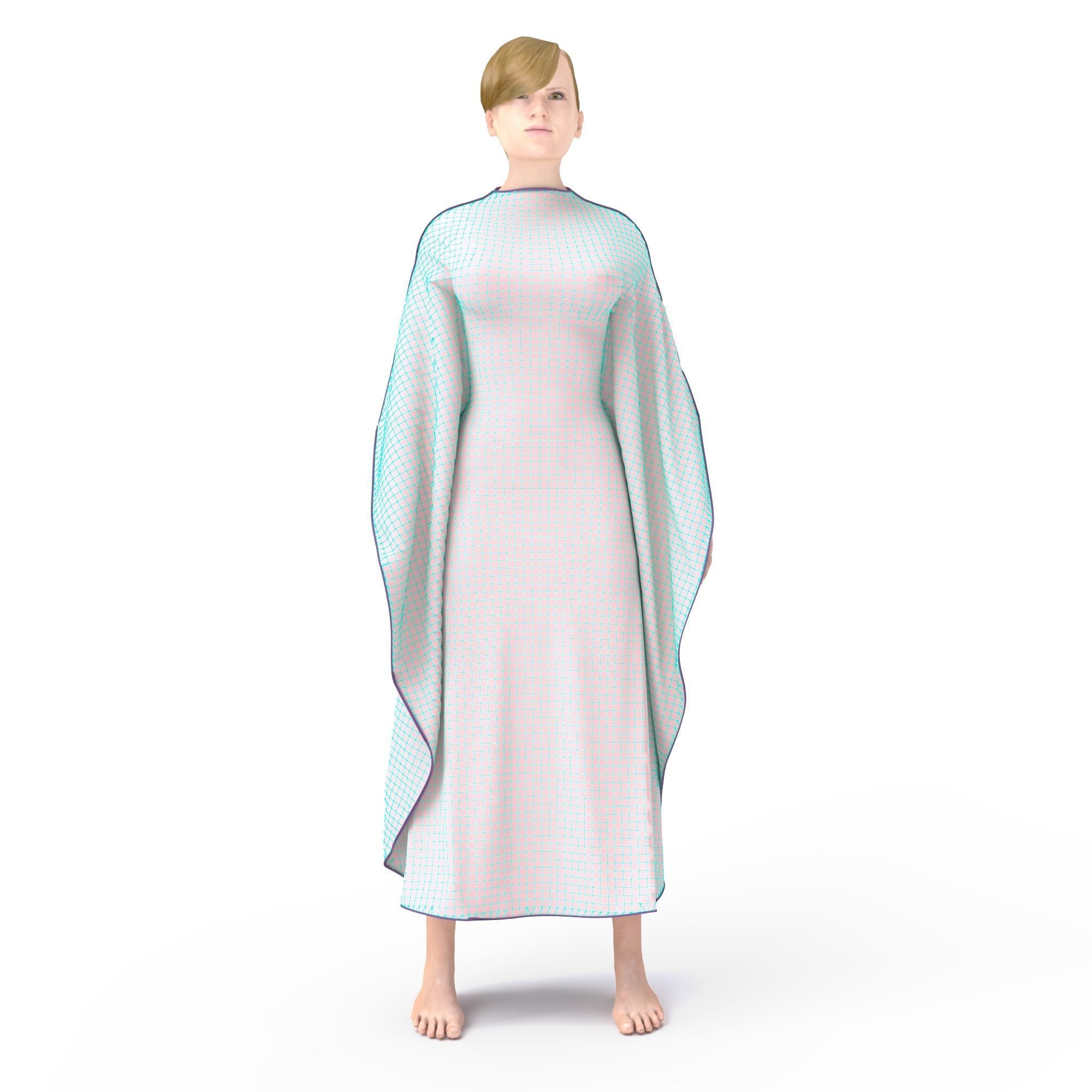 arabic clothing tradisional   3D model_2