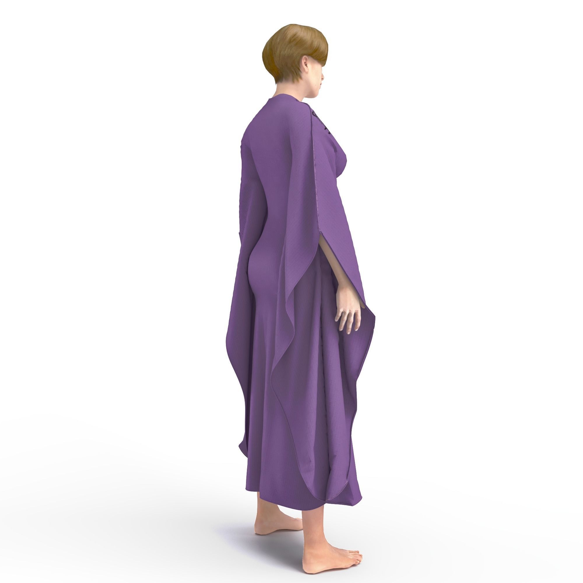 arabic clothing tradisional   3D model_8