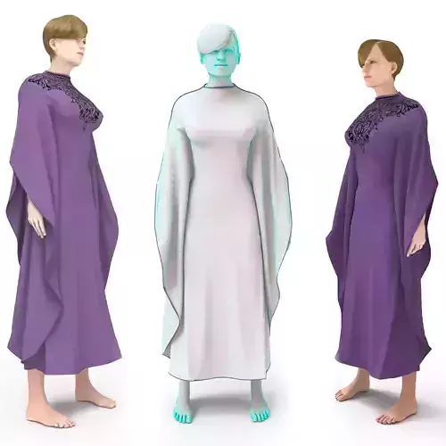  arabic clothing tradisional   3D model