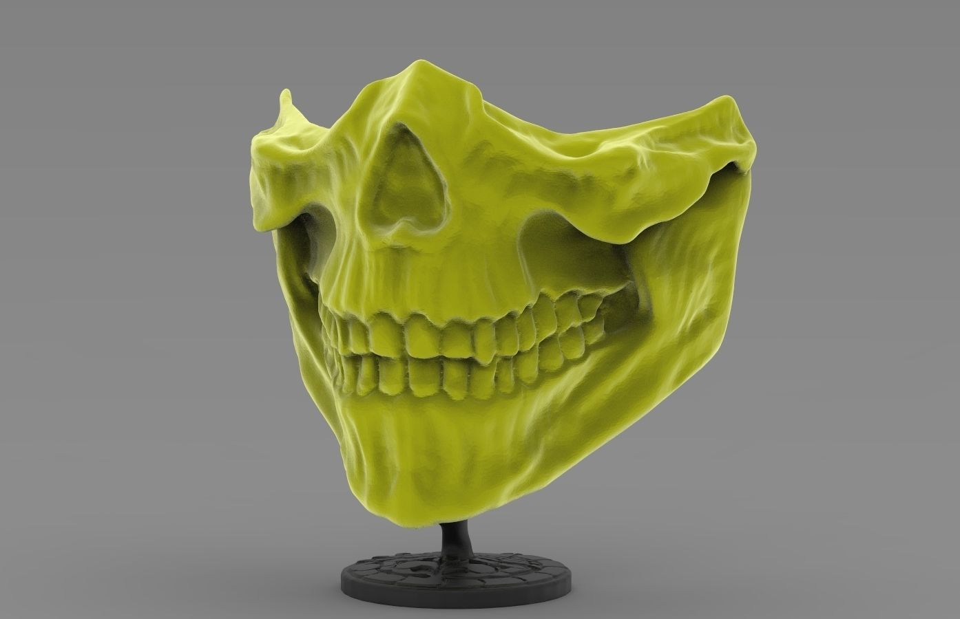 SCORPION SKULL MASK  3D print model_3