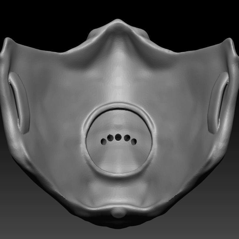 SCORPION SKULL MASK  3D print model_22