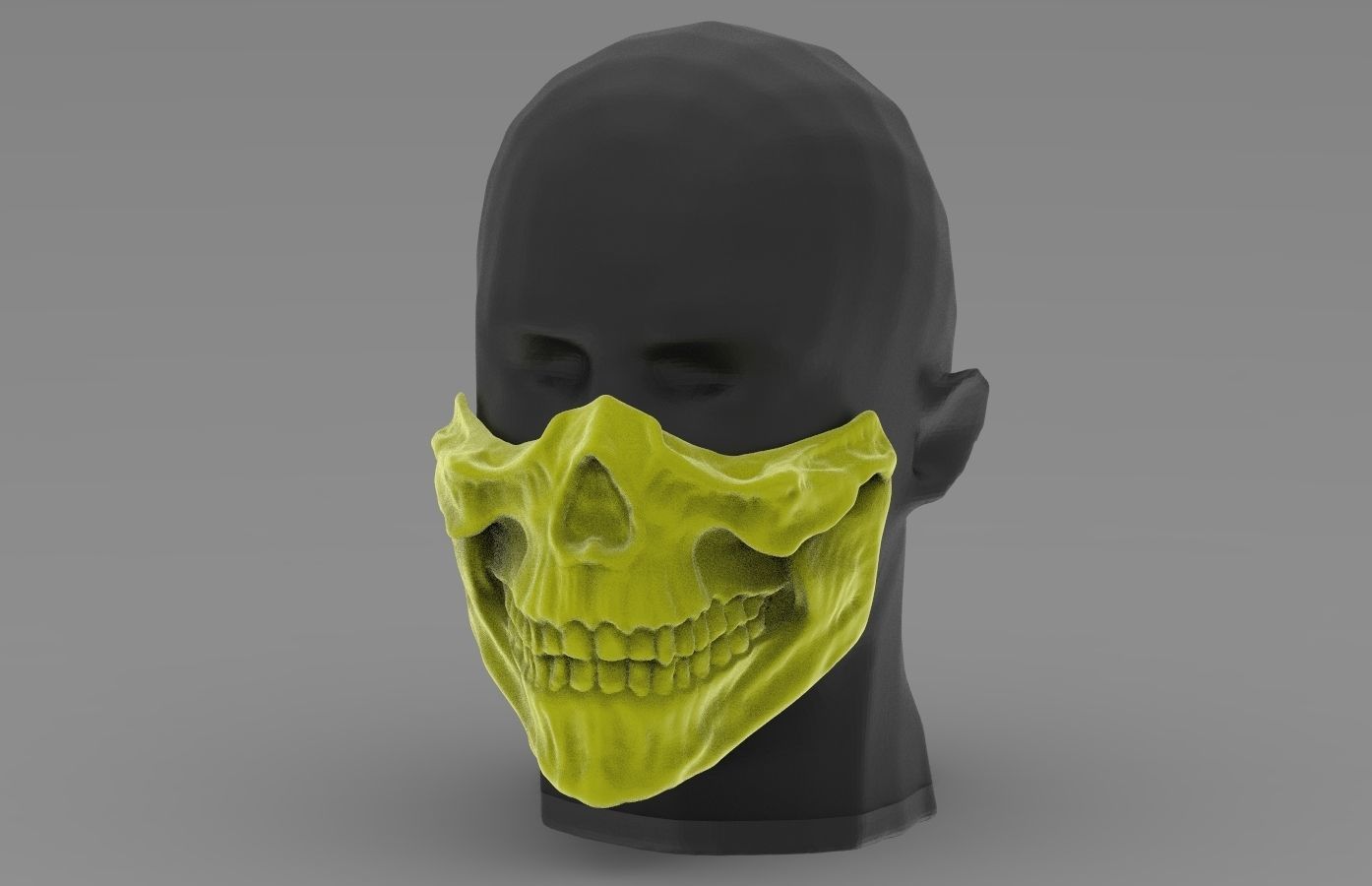 SCORPION SKULL MASK  3D print model_9