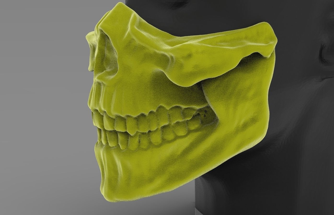 SCORPION SKULL MASK  3D print model_14