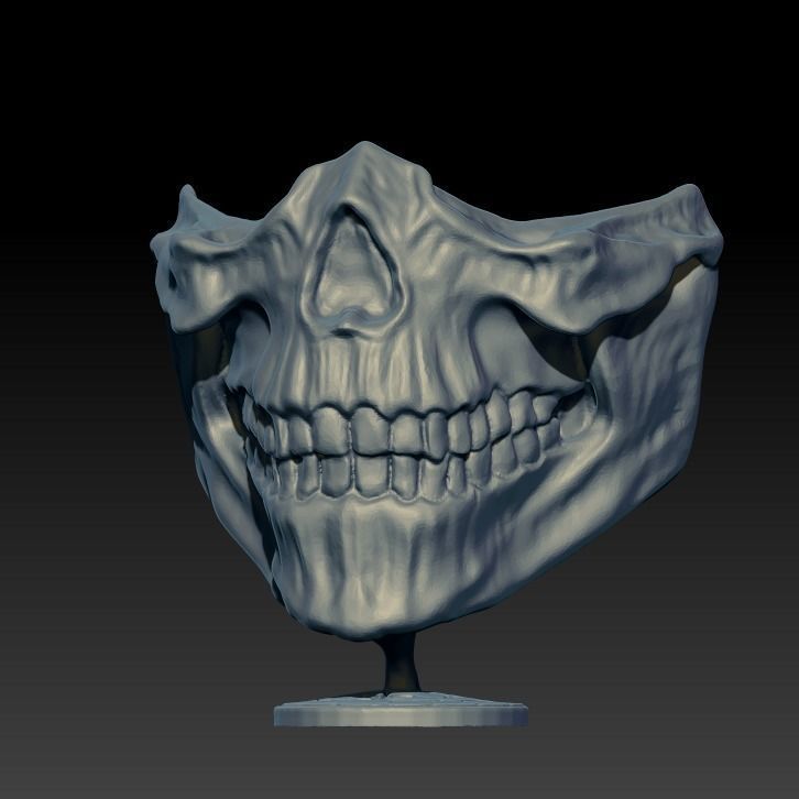 SCORPION SKULL MASK  3D print model_17