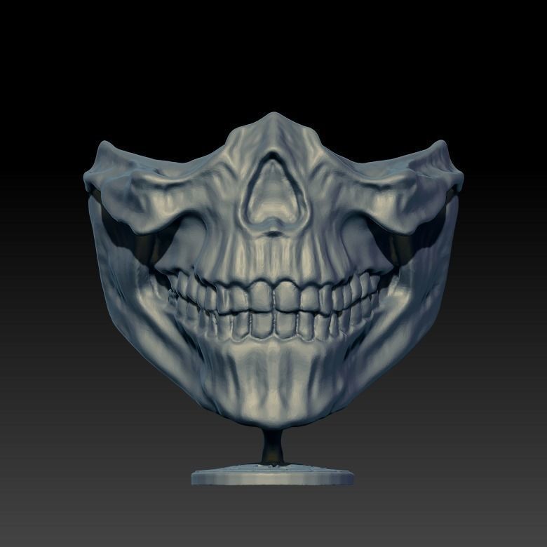 SCORPION SKULL MASK  3D print model_24
