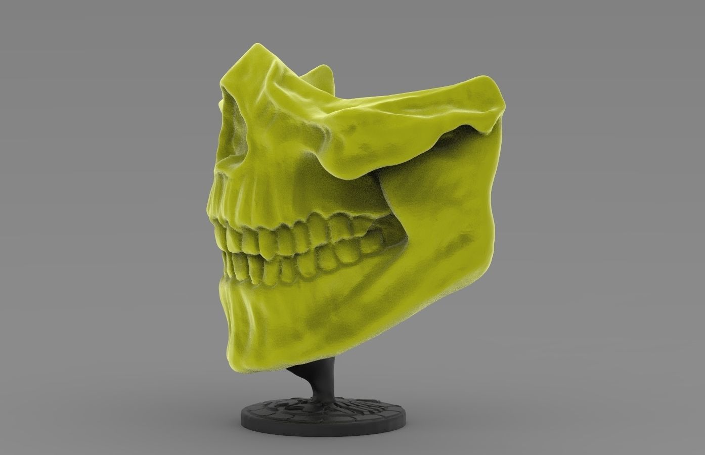 SCORPION SKULL MASK  3D print model_6