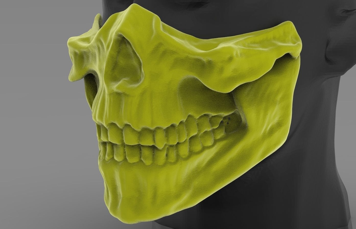 SCORPION SKULL MASK  3D print model_13