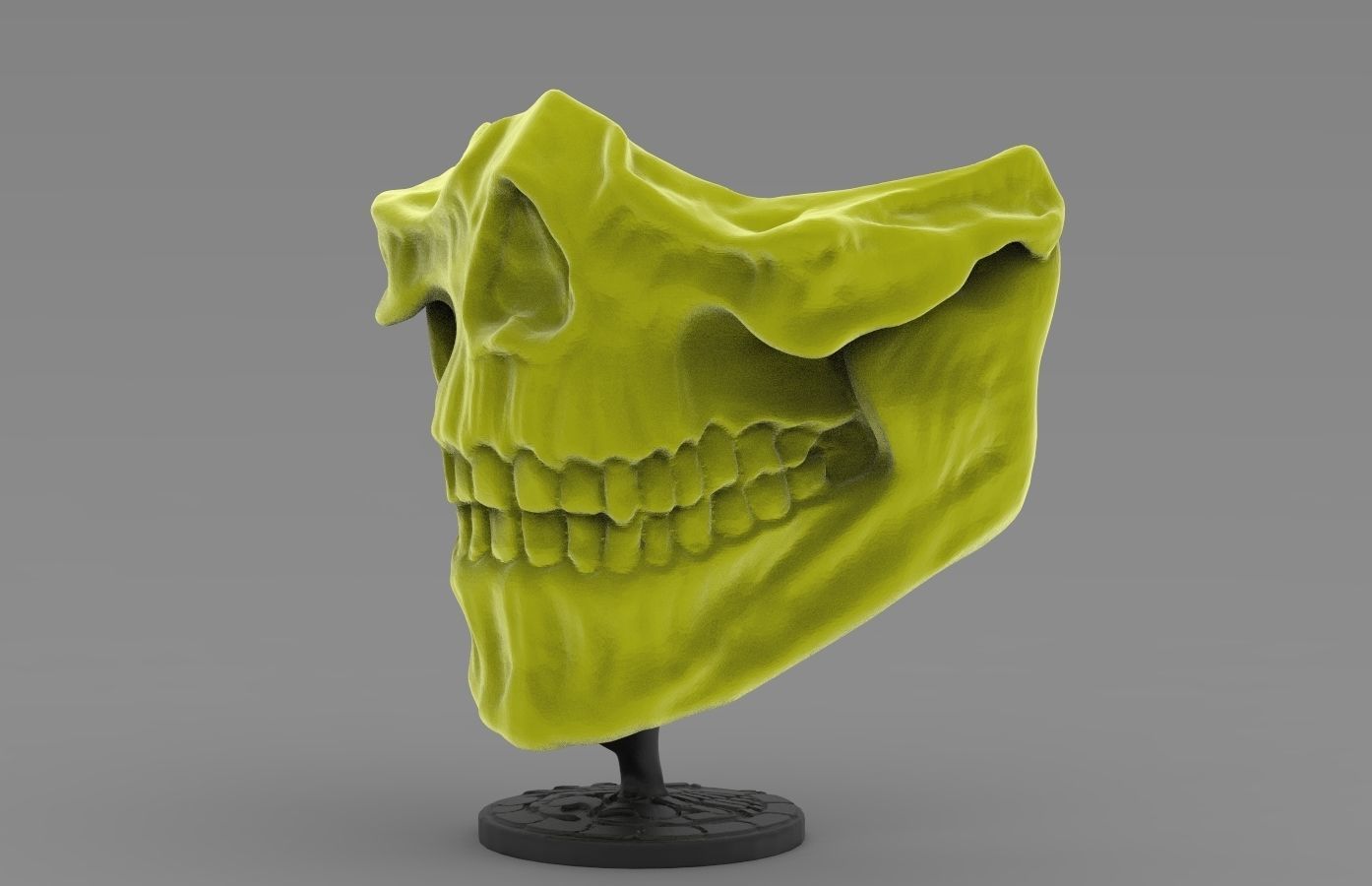 SCORPION SKULL MASK  3D print model_4