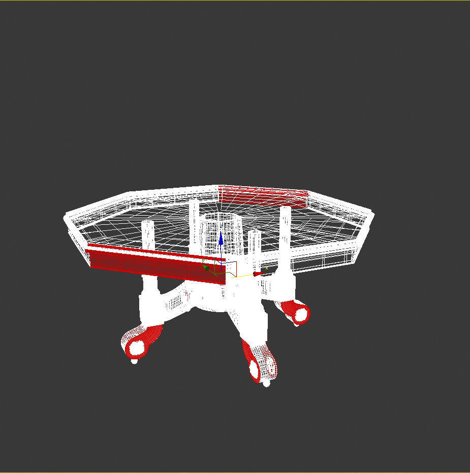 Classical table  3D model_1
