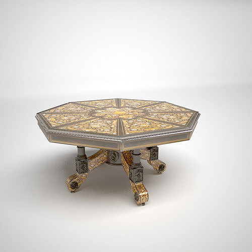 Classical table  3D model