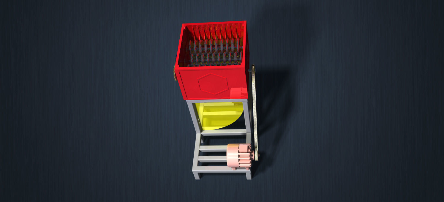 GRASS SHREDDER MACHINE 3D print model_18