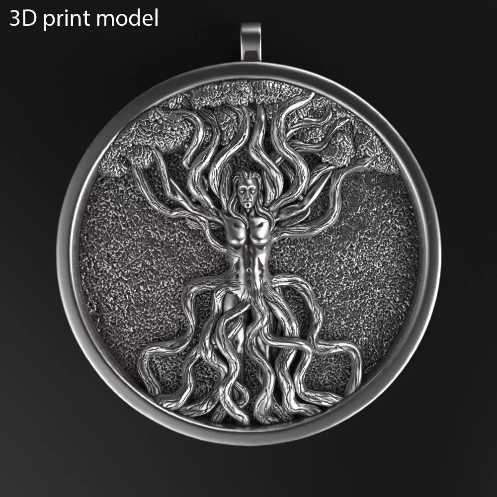 Pendant jewelry Celtic tree of life vol1 3D print model