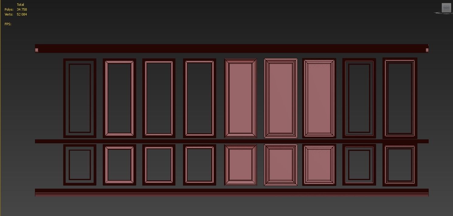 Decorative Mouldings 3D model_4