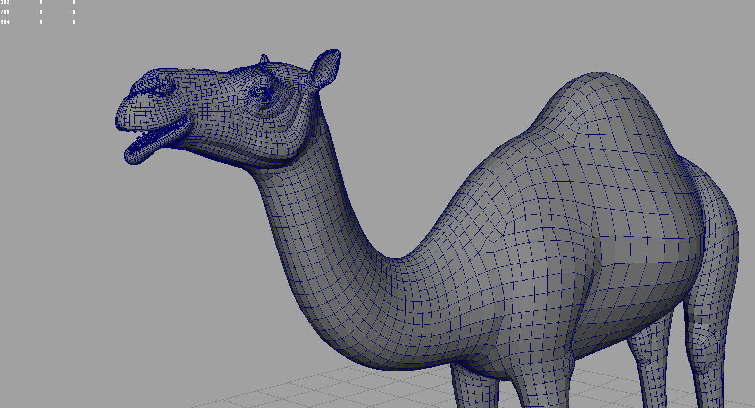 camel 3d model 3D model_14