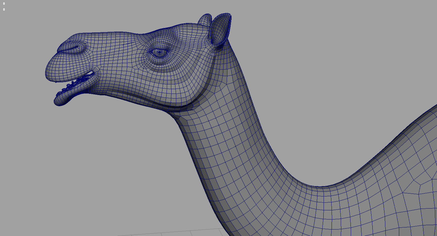 camel 3d model 3D model_9