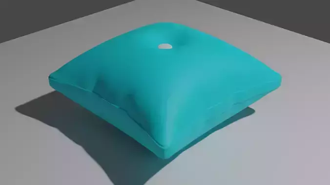 a pillow with hole in middle