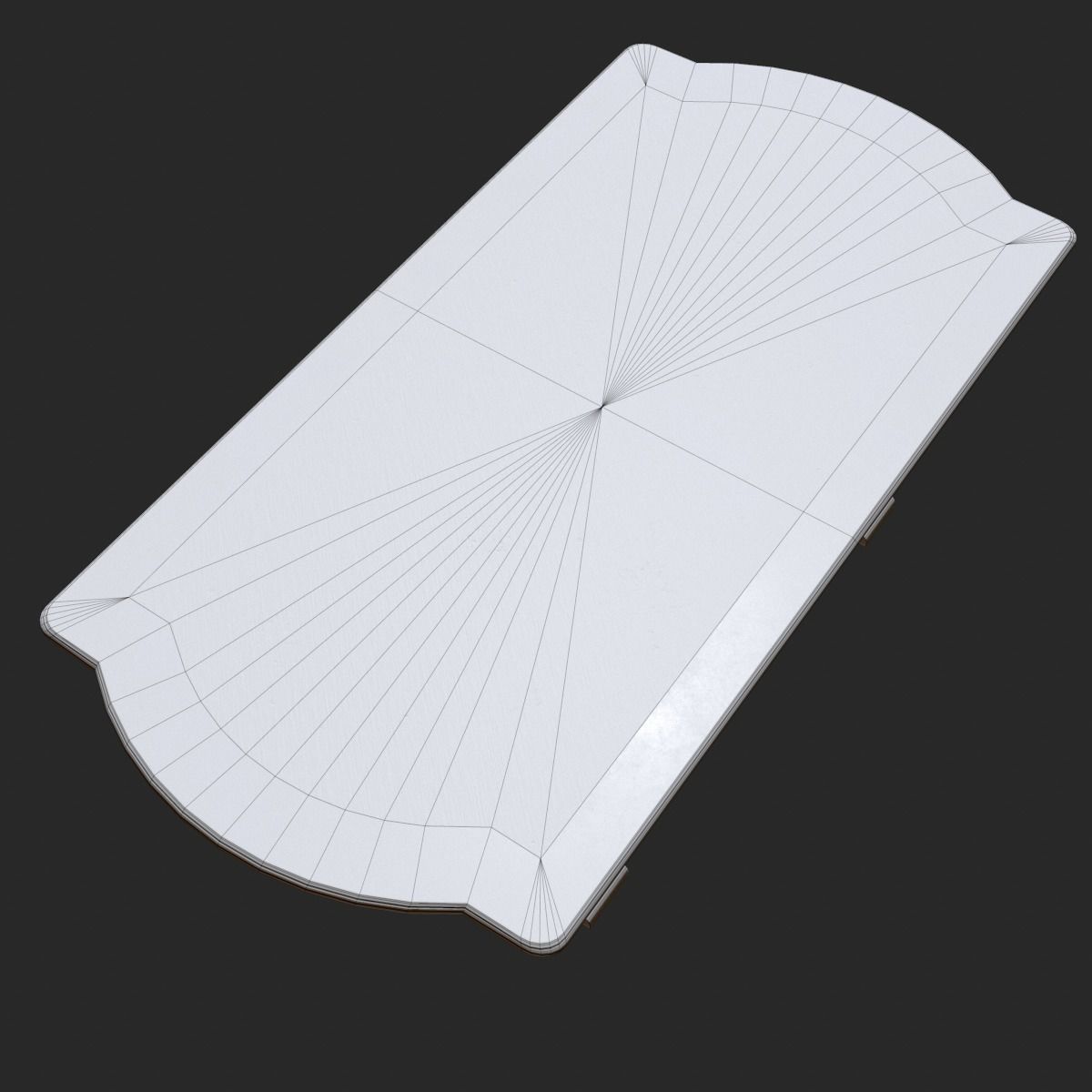 Vintage Furniture Table PBR Game Ready Low-poly 3D model_6