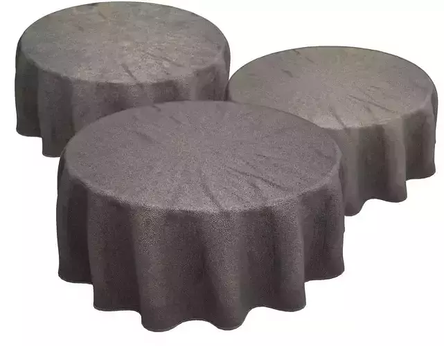 round tablecloth - pbr Low-poly 3D model