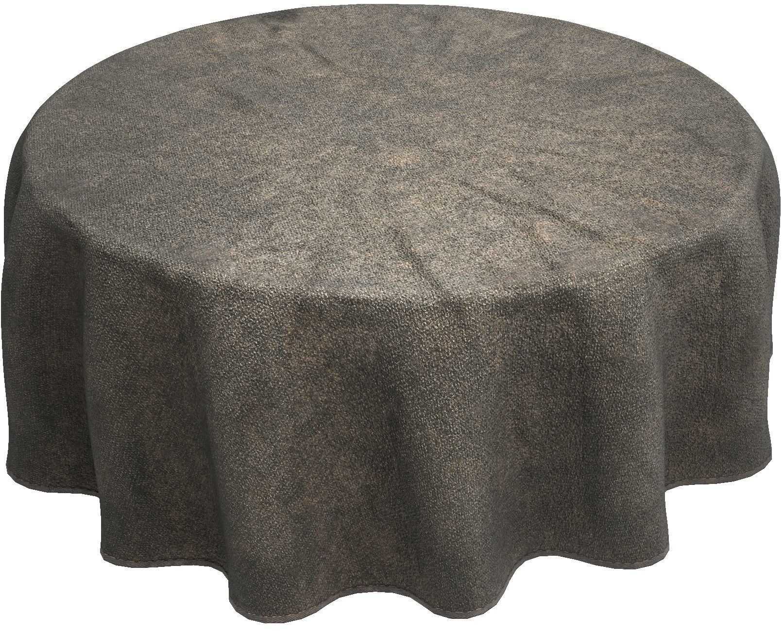 round tablecloth - pbr Low-poly 3D model_9