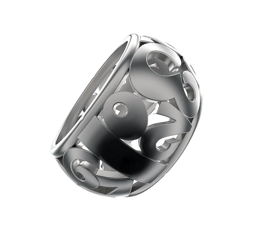 Ring Digital 3D print model_3
