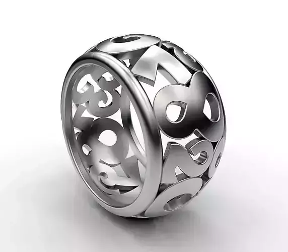 Ring Digital 3D print model Ring Digital 3D print model