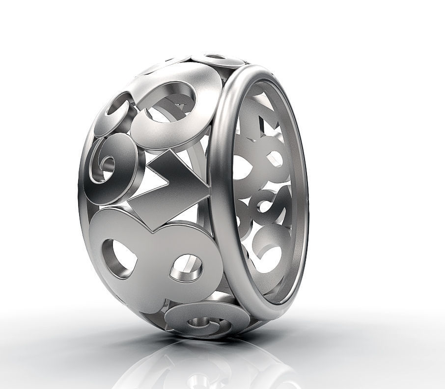 Ring Digital 3D print model_1