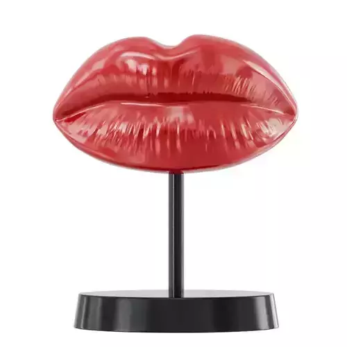 Figurine red lips 14