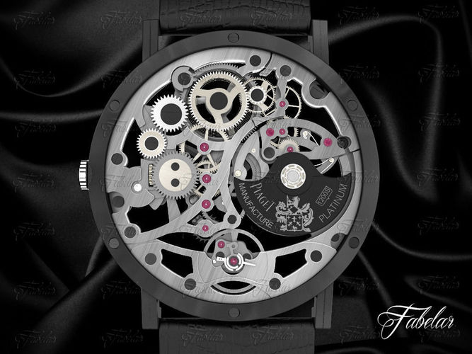 Watch mechanism 3D model