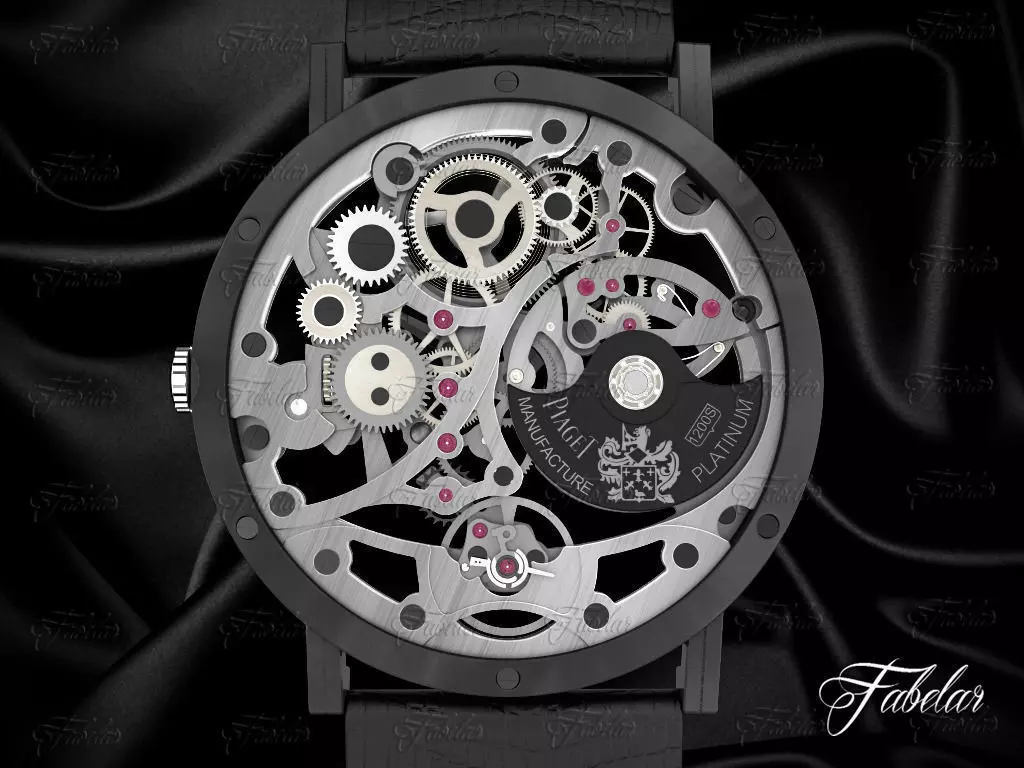 Watch mechanism 3D model_0