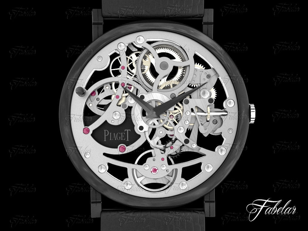 Watch mechanism 3D model_3