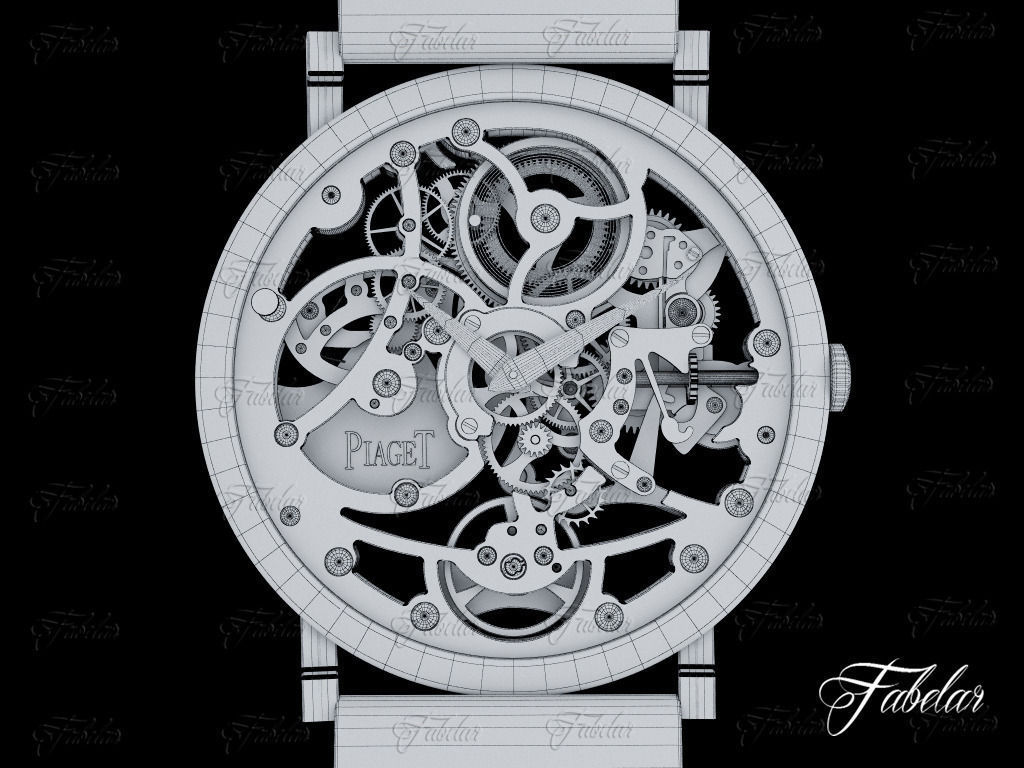 Watch mechanism 3D model_10