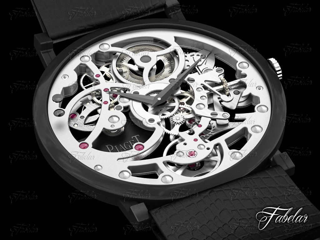 Watch mechanism 3D model_4