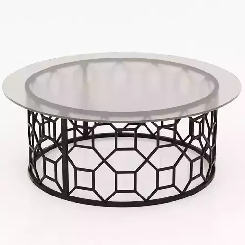 stanley furniture Avalon Heights Round Glass Cocktail Table