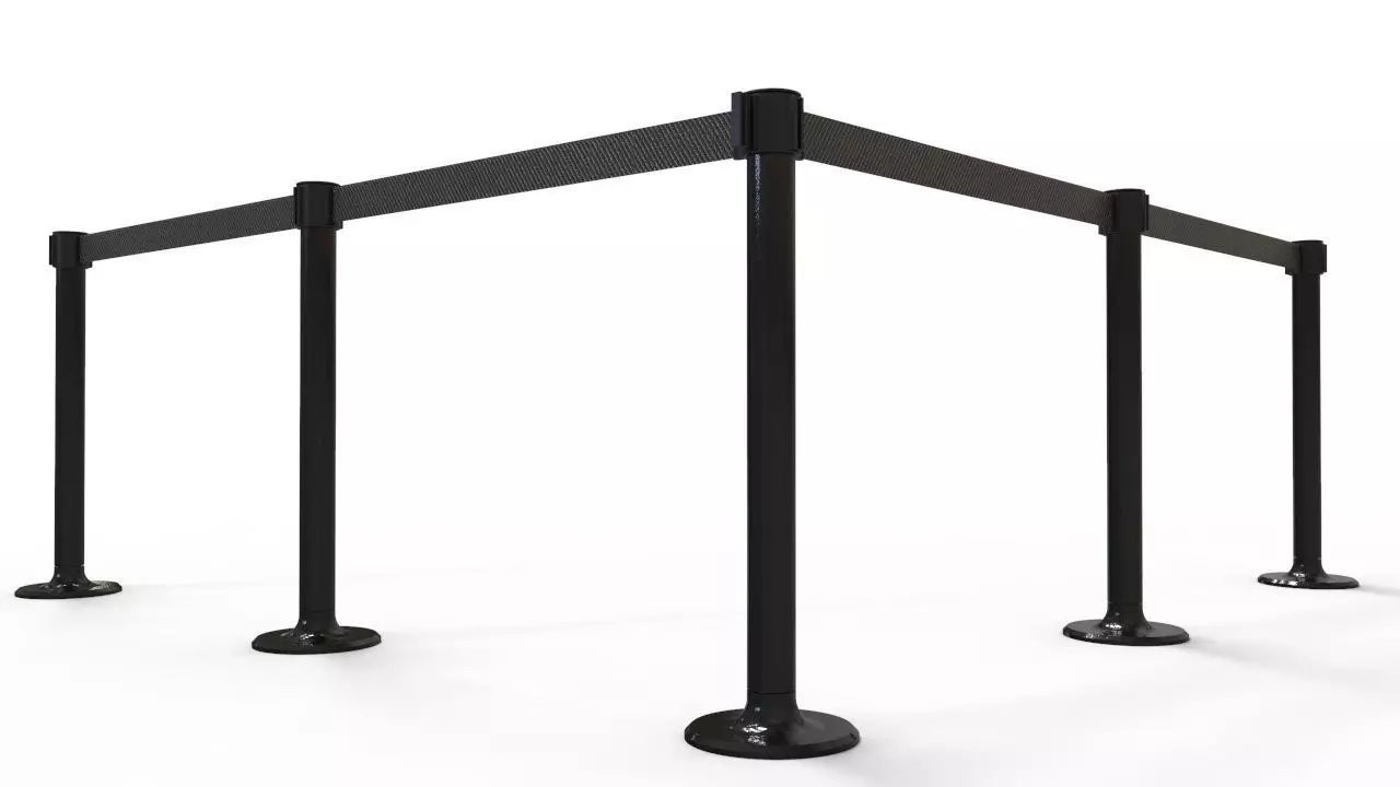 rope post 3D model_0