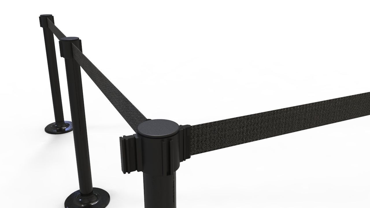 rope post 3D model_2