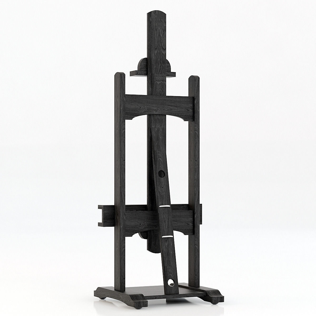 Restoration Hardware 80 TV Easel 3D model_2
