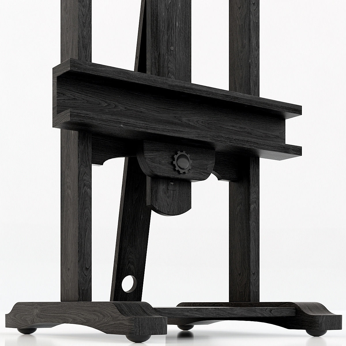 Restoration Hardware 80 TV Easel 3D model_4