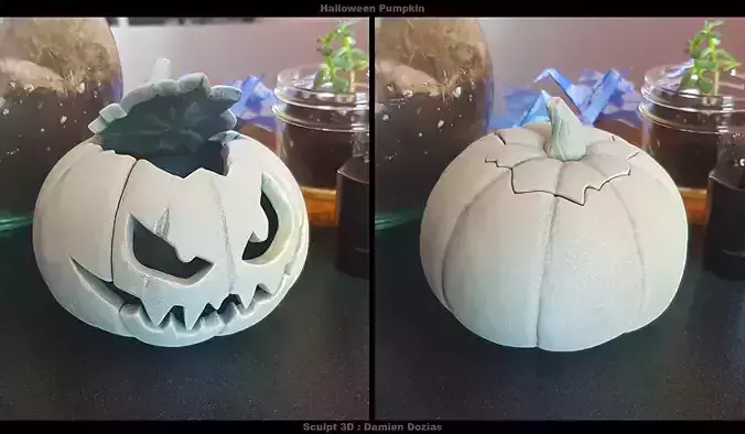 Halloween Pumpkin Free 3D print model