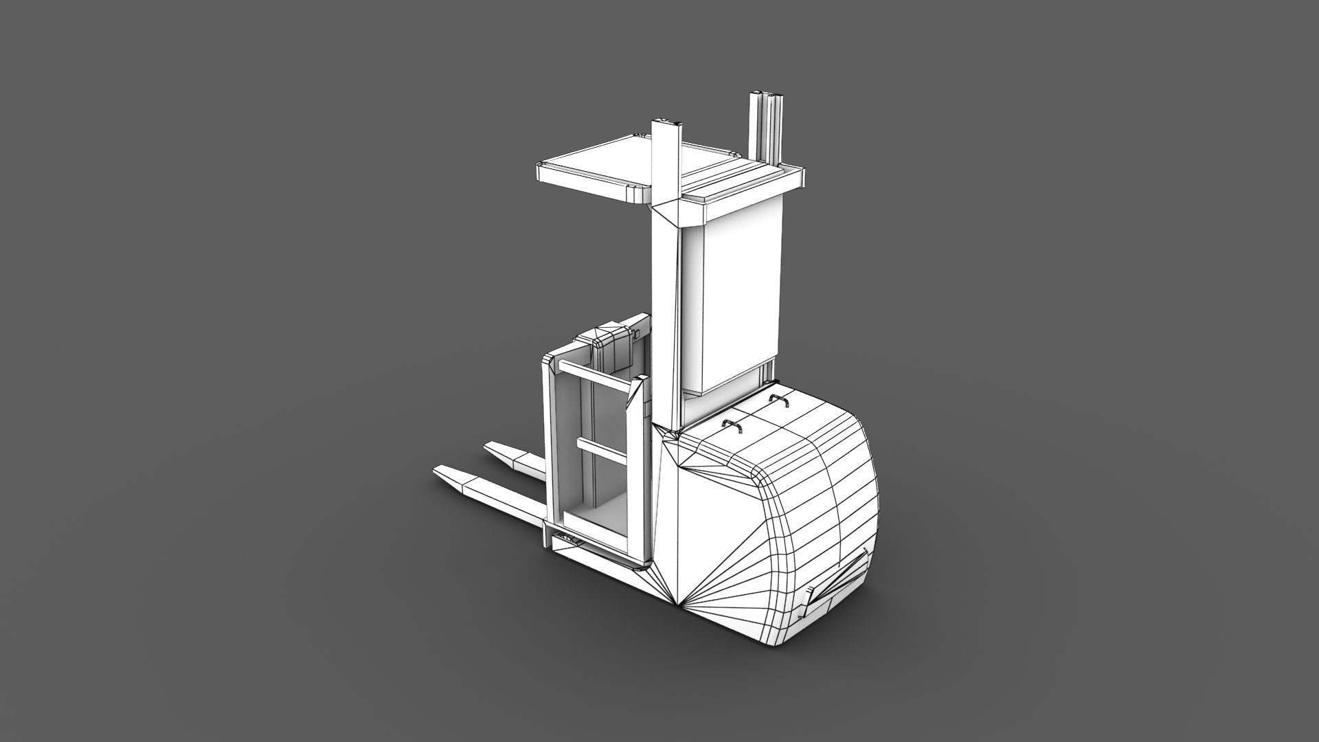 Order Picker Low-poly 3D model_11
